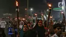 Pawai ini dilakukan oleh masyarakat muslim sebagai bentuk kegembiraan dan rasa syukur. (Liputan6.com/Angga Yuniar)