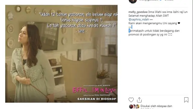 Melly Goeslaw (Foto: Instagram)