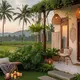 Rumah Ala Pedesaan yang Bikin Pikiran Lebih Tenang. Foto AI Generated