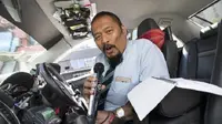 Riadi Subagya adalah seorang pria asal Indonesia yang berprofesi sebagai sopir taksi di Selandia Baru (MONIQUE FORD)