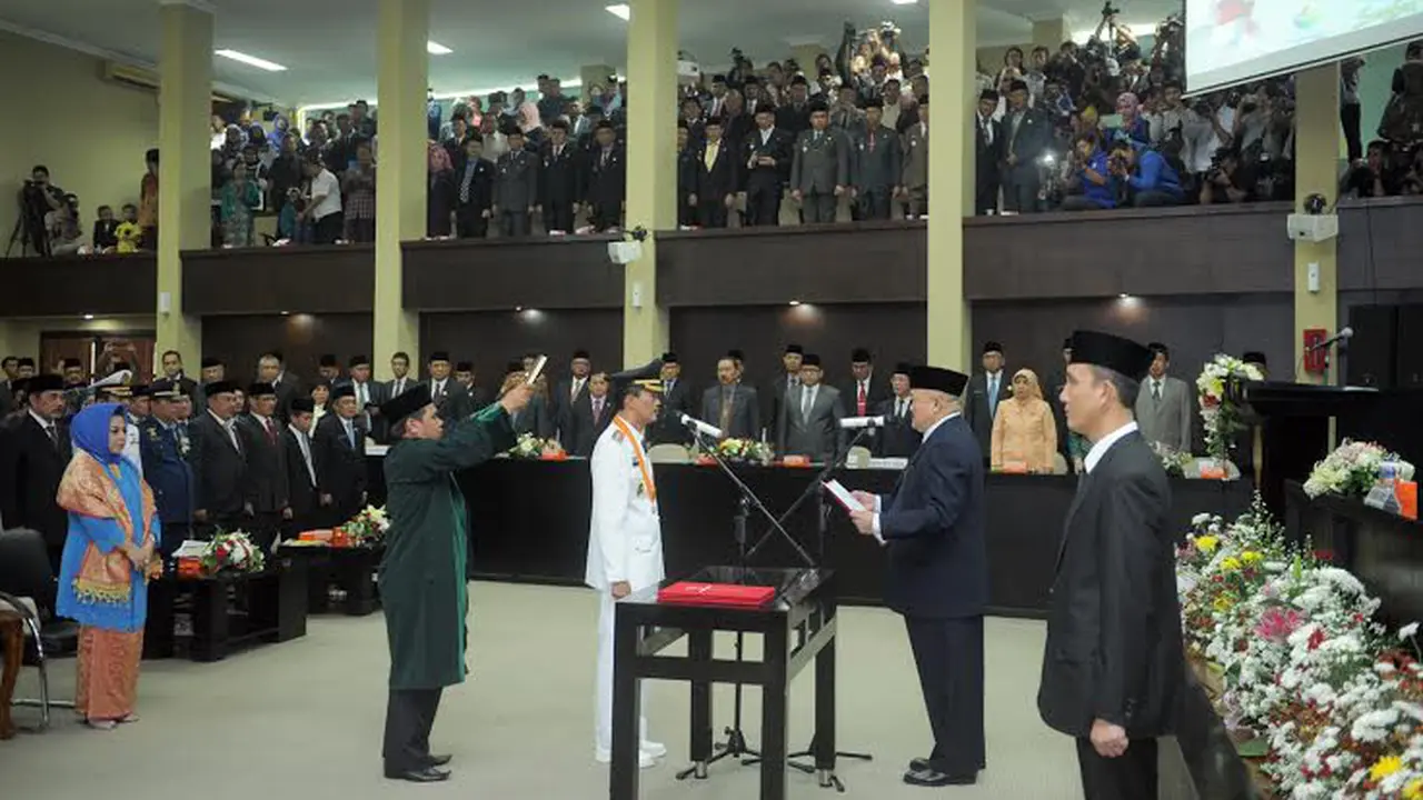 Pelantikan Walikota Palembang