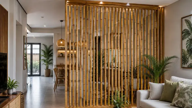 Partisi Bambu Modern