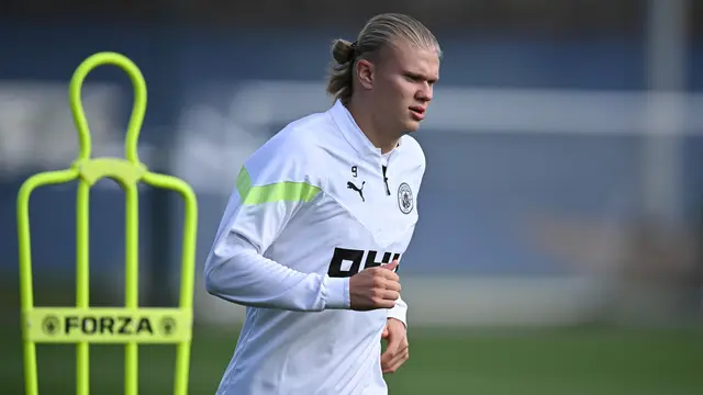 Intip Latihan Manchester City Jelang Hadapi Sevilla di Liga Champions