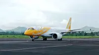 Pesawat penerbangan maskapai Scoot. Dok