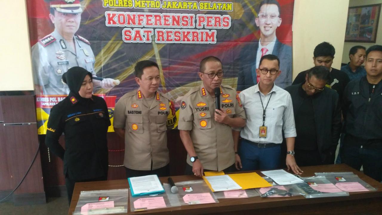 Pengemudi Lamborghini melakukan aksi koboi dengan menodongkan pistol ke pelajar menjadi tersangka, Selasa (24/12/2019).