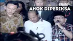 Gubenur DKI nonaktif Basuki Tjahaja Purnama alias Ahok usai diperiksa Mabes Polri terkait dugaan kasus penistaan agama