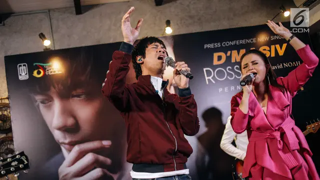 Aksi Panggung D'Masiv, Rossa, dan David NOAH Kenalkan Lagu Baru