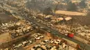 Diperkirakan lebih dari 1.000 rumah hancur. (Javier TORRES/AFP)