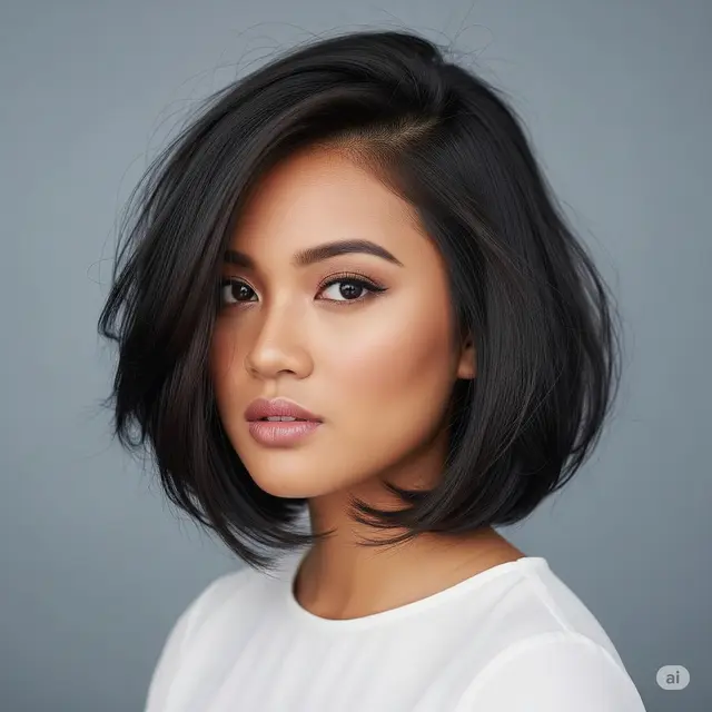 8 Model Rambut Wanita Wajah Bulat Jidat Lebar: Pilihan Terbaik & Tipsnya