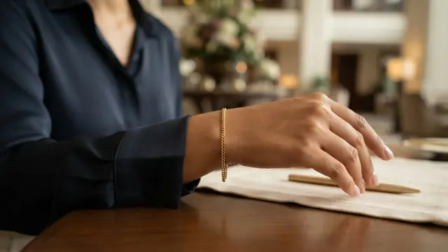 Model Gelang Emas yang Menonjolkan Aura Kaya