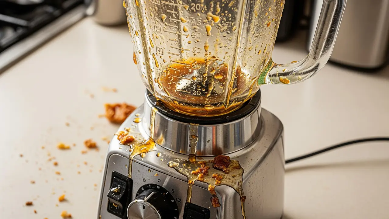 Gambar blender berminyak (Image by Gemini AI)