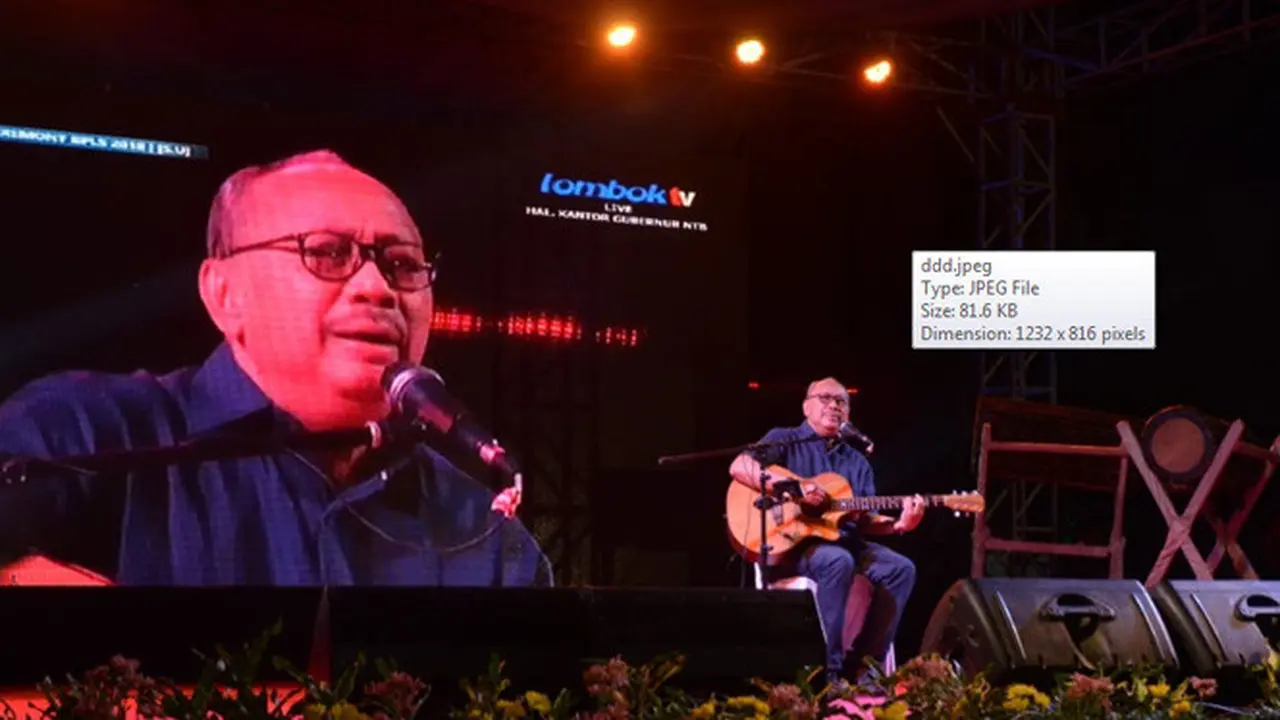 Bulan Pesona Lombok Sumbawa 2018 Dihadiri Ustadz Jufri dan Ebiet G Ade