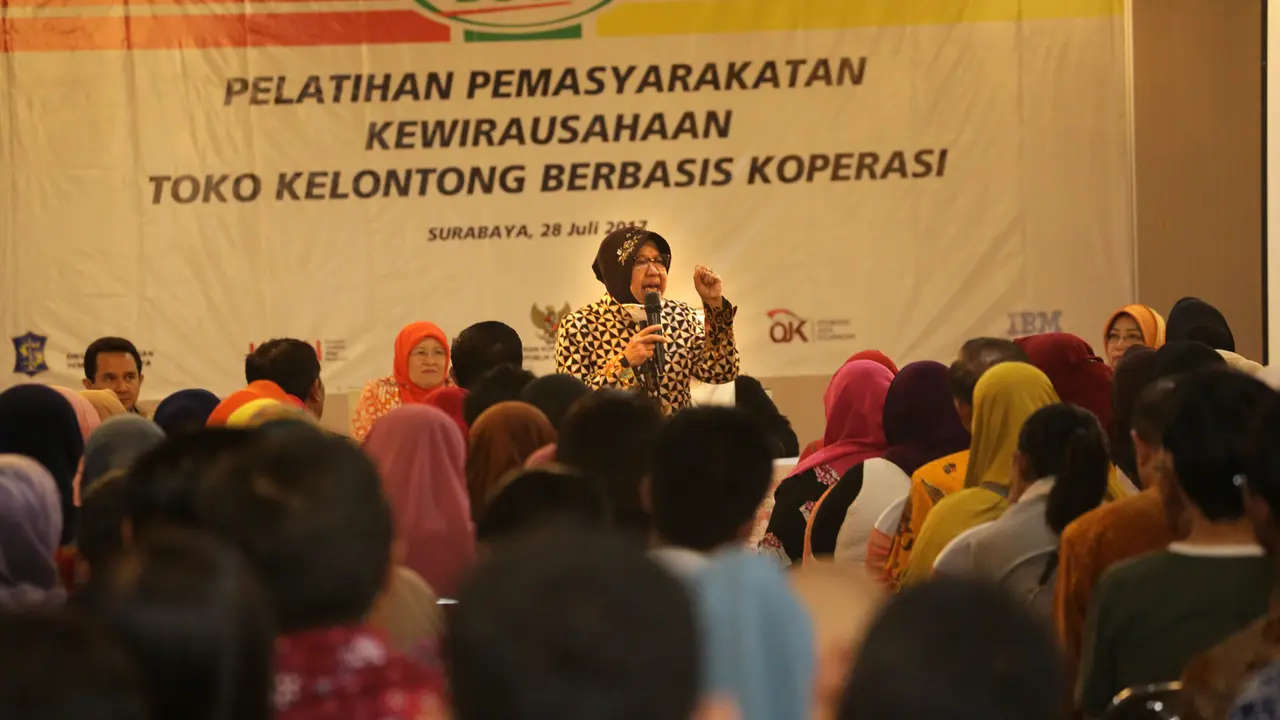 Pengawal Khusus dari Pemkot Surabaya untuk Pedagang Kelontong
