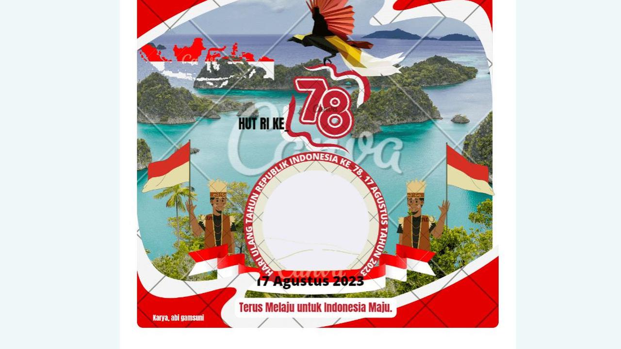 Sederet Twibbon HUT RI ke-78 yang bisa kamu buat dan bagikan di seluruh sosial media yang kamu punya.