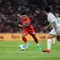 Saddil Ramdani mendapat kesempatan tampil bersama Timnas Indonesia saat bersua Oman pada FIFA Matchday di Stadion Utama Gelora Bung Karno, Jakarta, Jumat (5/6/2026) malam WIB. Dalam duel tersebut, Tim Garuda menang 3-0 atas Oman. (Bola.com/Bagaskara Lazuardi)