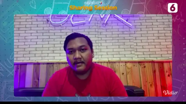 Ndarboy Genk dalam acara Inspirato Sharing Session Liputan6.com