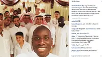 Demba Ba menjalani ibadah Umroh (Instagram)