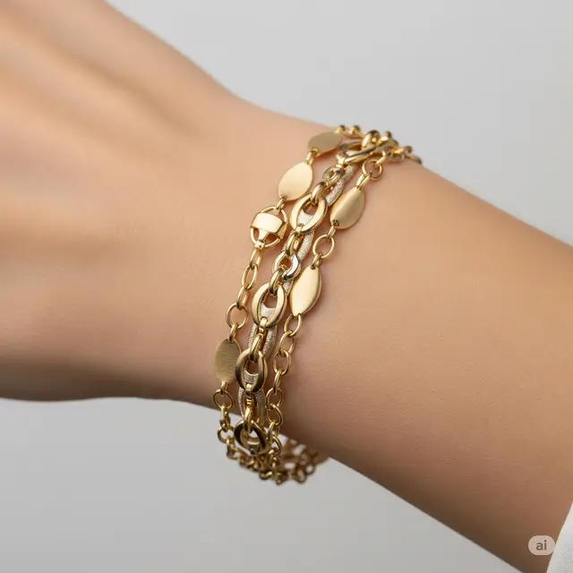 Model Gelang Emas 22 Karat 5 Gram Unik.