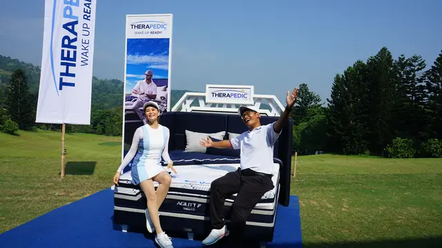 Agustin Ramli dan Alit Jiwandana dalam peluncuran kampanye “Wake Up Ready” digelar Therapedic di Jakarta, baru-baru ini. (Foto: Dok. Tim Massindo)