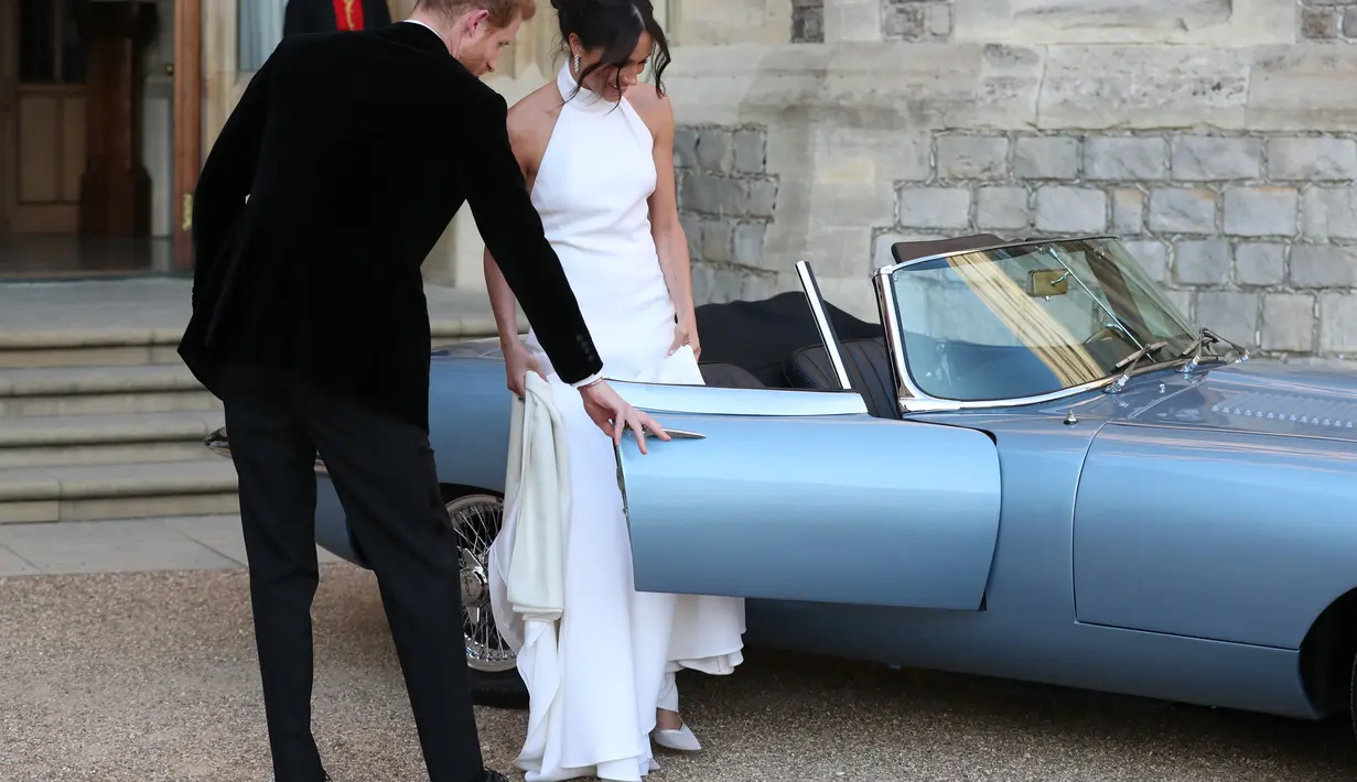 Saat wawancara ia mengatakan   alasan Ratu Elizabeth II enggan   menemuinya dan membahas rencana   Meghan dan Harry untuk miliki   anak. (STEVE PARSONS  POOL  AFP)