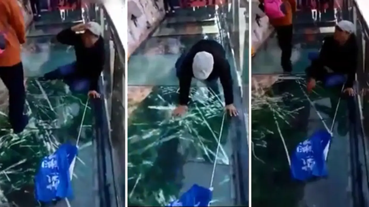 Buat Ilusi Kaca Pecah Di Jembatan, Pemerintah China Minta Maaf