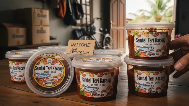 Ide Jualan Lauk Matang Rp2.000–Rp5.000 yang Cepat Laku dan Untung Harian Sambal Teri Kacang