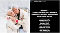 Pernyataan dari Kerabat Dekat Rizky Billar dan Lesti Kejora. (Sumber: Instagram/rizkybillar/lesty.alfatih/abiramzi76)