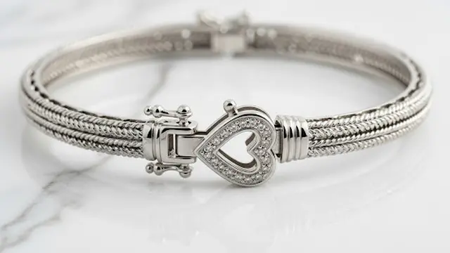 Gelang Emas Putih 24 Karat