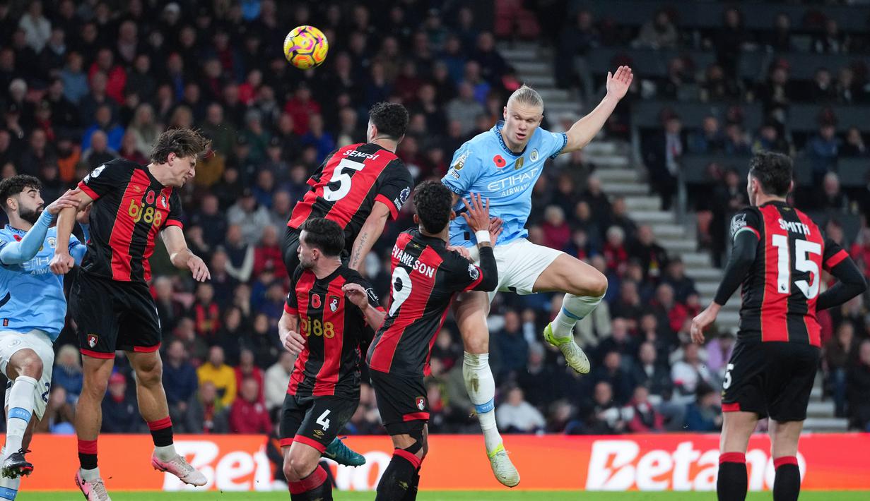 Selain itu, hasil ini juga memutus catatan fantastis Man City yang tidak terkalahkan dalam 32 laga di Premier League. (AP Photo/Kirsty Wigglesworth)