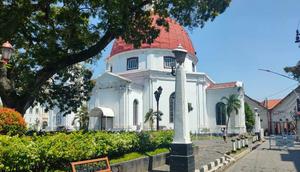 Gereja Blenduk di Kota Tua Semarang.&nbsp; (Liputan6.com/Henry)