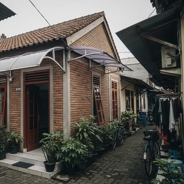 9 Model Kanopi Rumah di Gang Sempit, Solusi Estetis dan Fungsional
