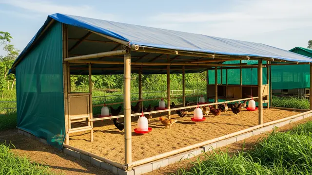 Desain Kandang Ayam Hemat Biaya tapi Tidak Bau