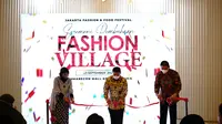 Pembukaan Fashion Village yang menjadi bagian penyelenggaraan JF3 2021. (dok. Summarecon MKG)