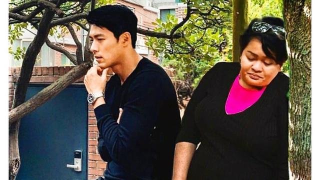 6 Foto Editan Sinyorita Bareng Hyun Bin Ini Kocak