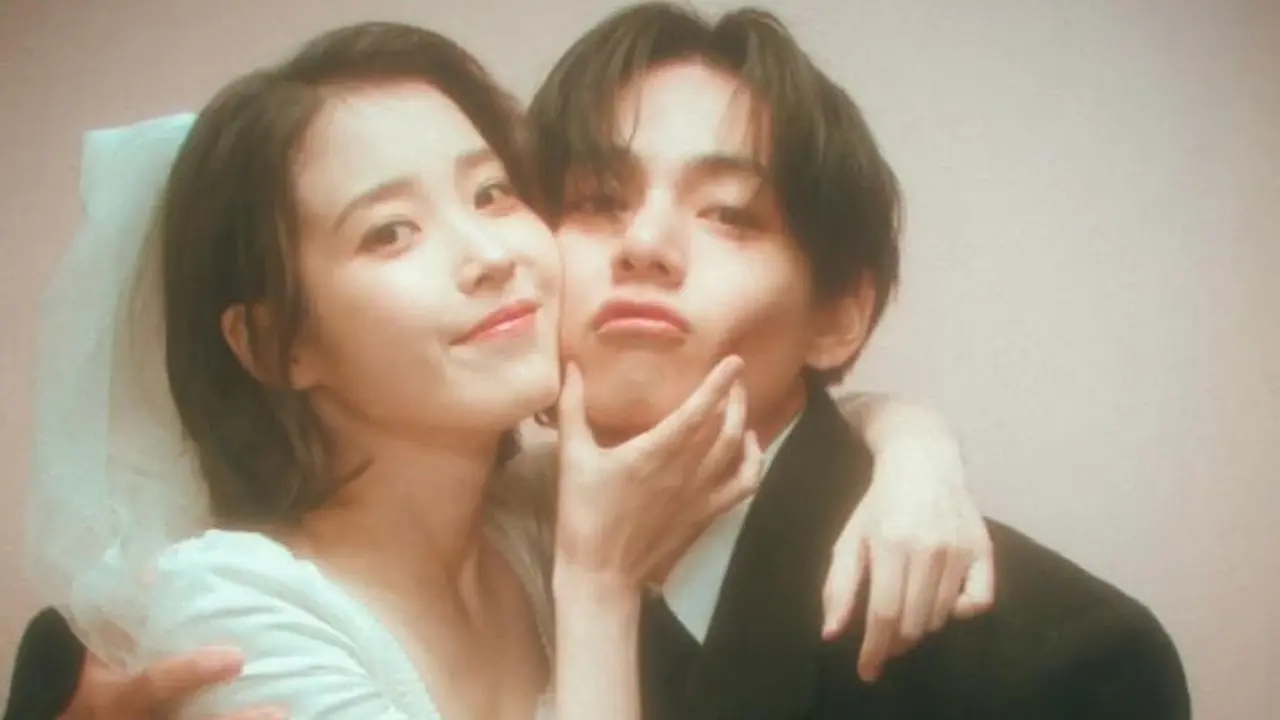 IU dan V BTS di Video Musik Lagu Terbaru Berjudul 'Love Wins All' yang Um Tae Hwa  [YouTube/ IU Official]