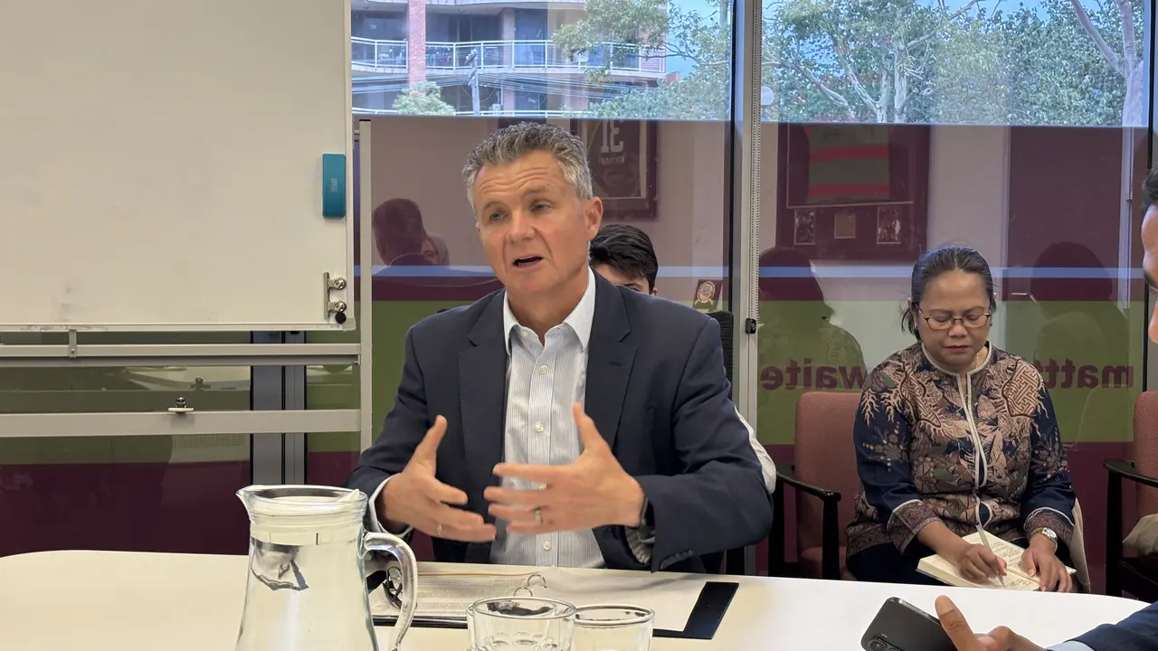 Asisten Menteri Luar Negeri dan Perdagangan Australia Matt Thistlethwaite