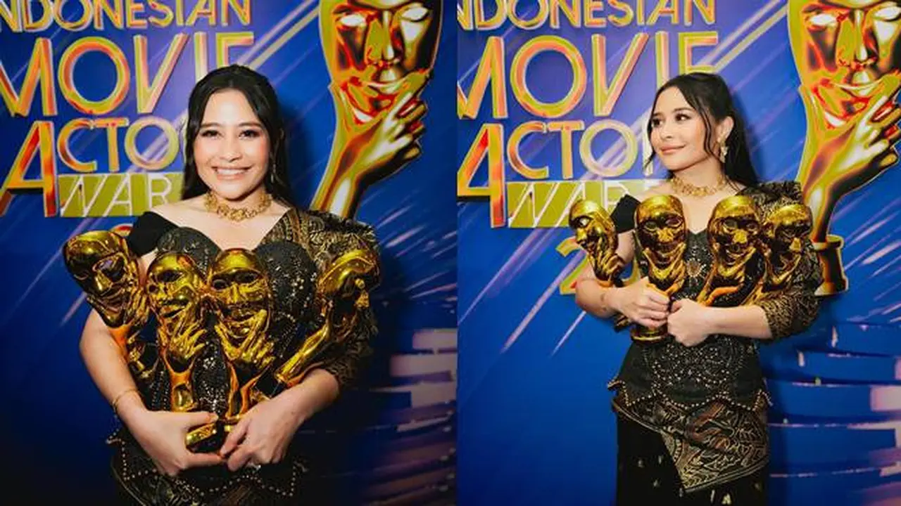 Sabet 4 Piala, Ini 7 Momen Prilly Latuconsina di IMA Awards 2023 yang Memukau