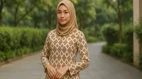 10 Model Gamis Motif Etnik atau Tradisional, Elegan dan Tetap Kekinian