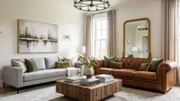 5 Cara Menata Dua Sofa Beda Model dalam Satu Ruangan agar Tetap Serasi