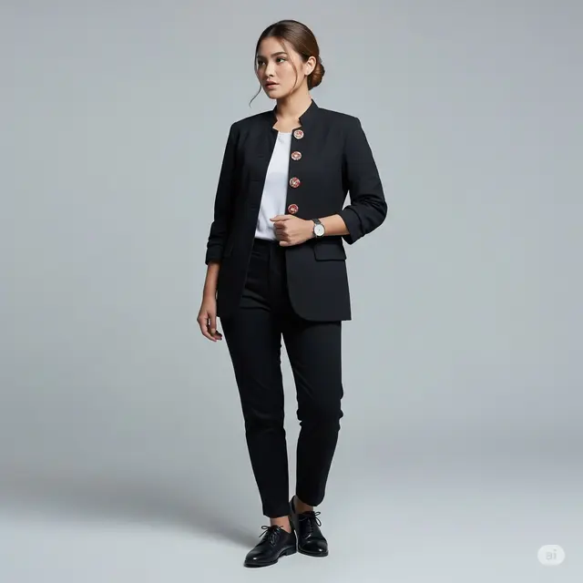 Kombinasi Jas dan Batik. Foto: Gemini