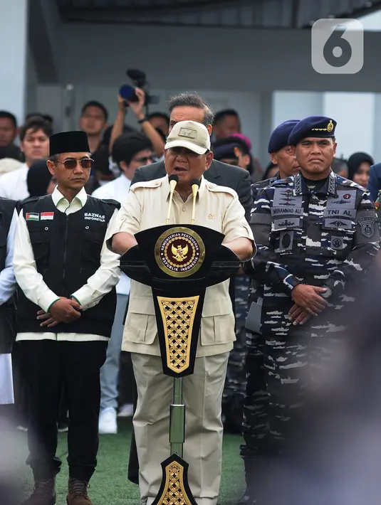 <p>&ldquo;Ini bukti kita terus mendukung rakyat Palestina dalam perjuangannya membela diri, perjuangan untuk meraih kemerdekaan,&rdquo; kata Prabowo. (merdeka.com/Imam Buhori)</p>