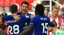 5. Alvaro Morata (Chelsea) - 6 Gol. (AFP/Lindsey Parnaby)