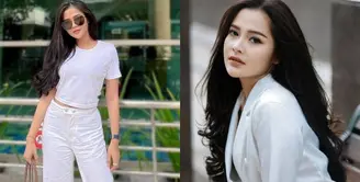 Bella Bonita selalu tampil memesona dalam berbagai pilihan outfitnya. Padu padan menarik semakin membuatnya terlihat menawan, lihat di sini bagaimana Bella Bonita memadukan outfit putihnya dengan cara menyenangkan. Foto: Instagram.