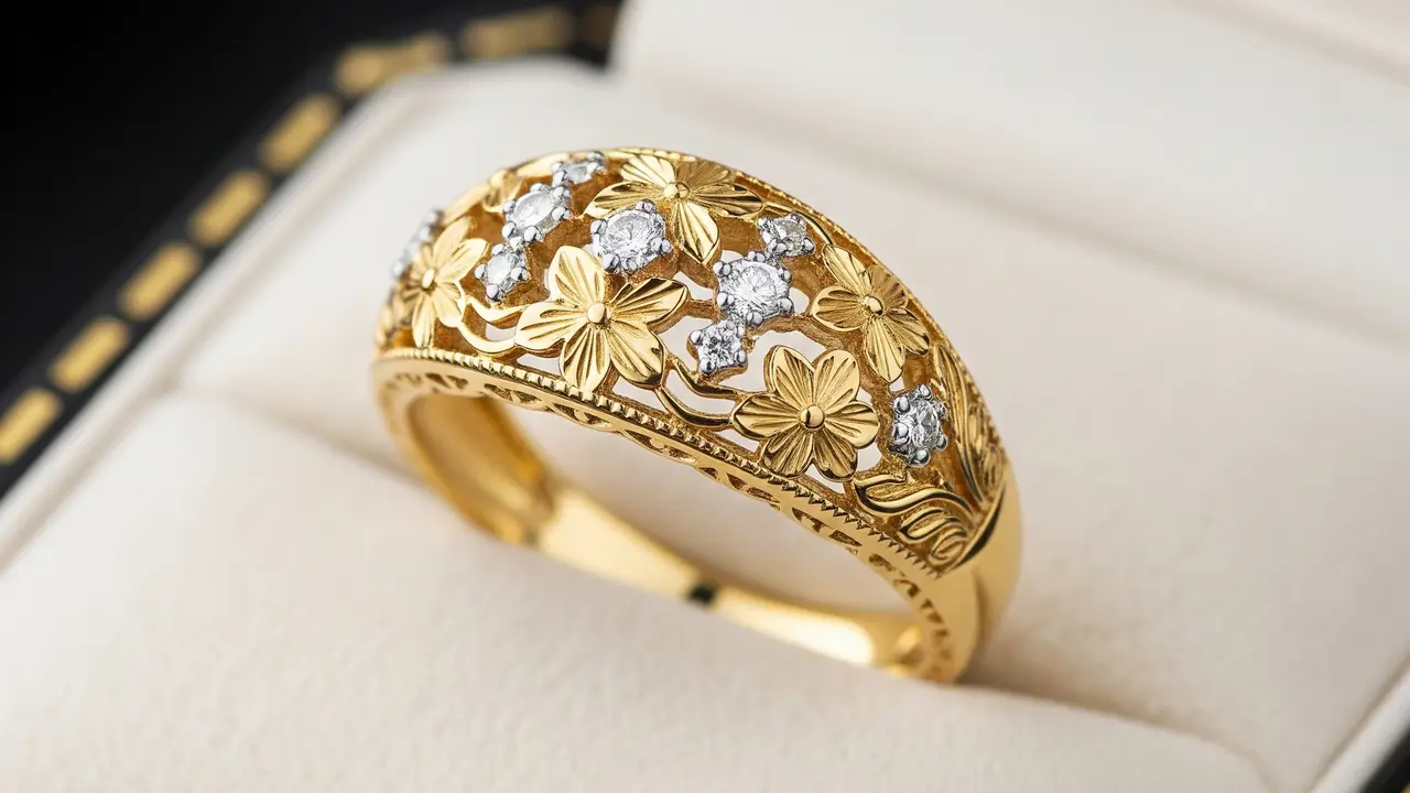 6 Model Cincin Emas Terbaru untuk Ibu Usia 40-an