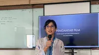 Potret Dian Sastro saat mengisi kelas Pengantar Film di Universitas Indonesia. (Foto: Instagram.com/therealdisastr)