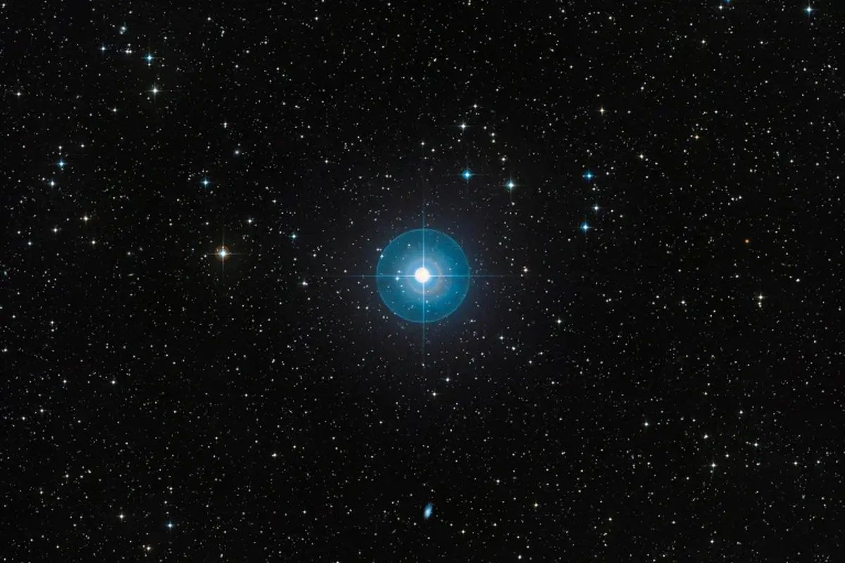 Wilayah Beta Pictoris Tempat Planet Baru Ditemukan (Dok: AP/Digitized Sky Survey 2)