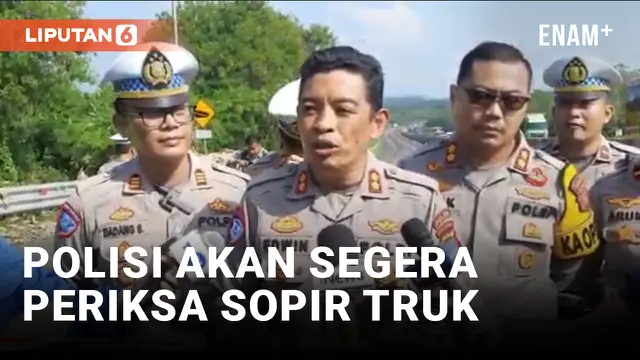 VIDEO: Polisi akan Segera Periksa Sopir Truk Penyebab Kecelakaan Beruntun di KM 92 Tol Cipularang