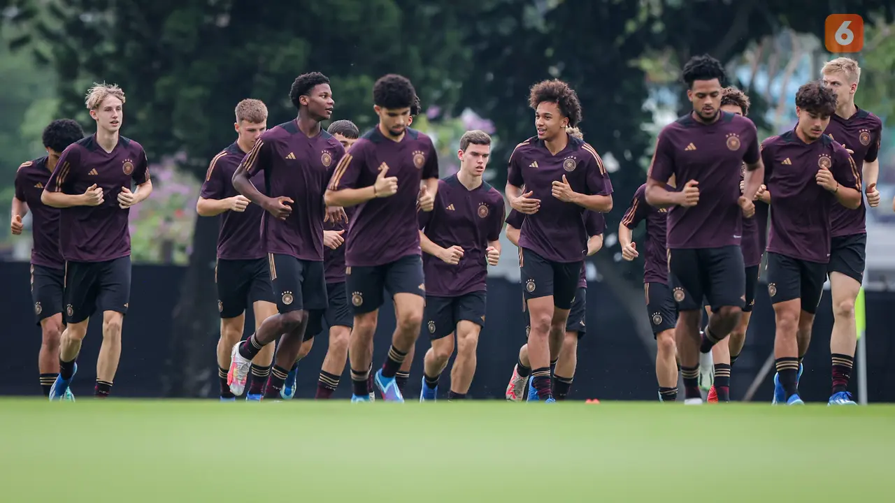Foto: Jelang Laga Panas Dua Tim Top Eropa di Piala Dunia U-17, Begini Potret Latihan Timnas Spanyol U-17 dan Timnas Jerman U-17
