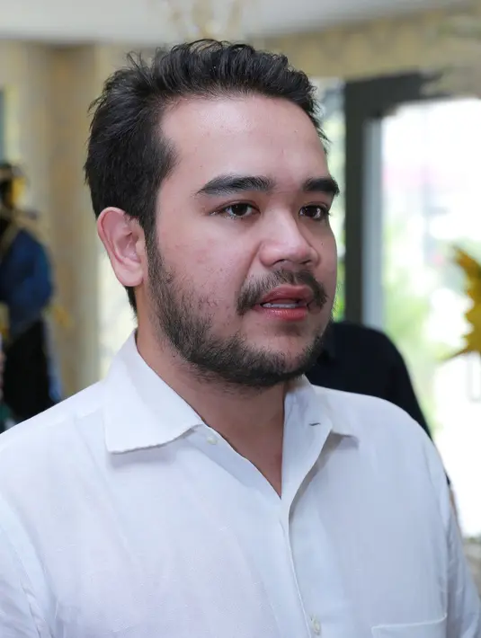 'Dari awal memang sudah punya angan-angan menikah tanggal 1. Macam kita laki-laki, ingat birthday susah. Tanggal 1 biar (gampang) ingat,' kata Asyraf. (Galih W. Satria/Bintang.com)