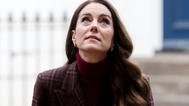 Kate Middleton mengunjungi Royal Marsden Hospital tempatnya menjalani. (Chris Jackson / POOL / AFP)pengobatan kanker.